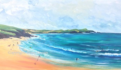 Polzeath from above